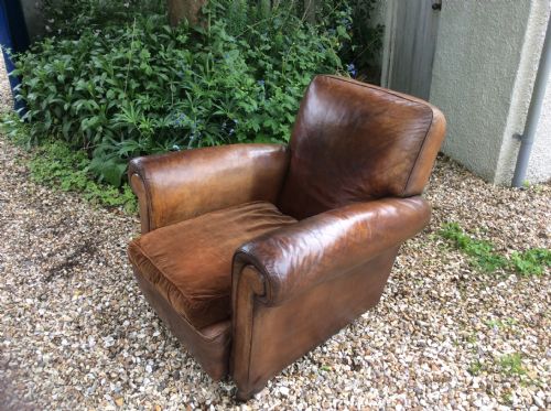 1930'S Leather Club Chair