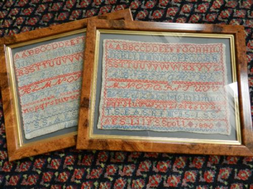 Pair of Victorian Samplers