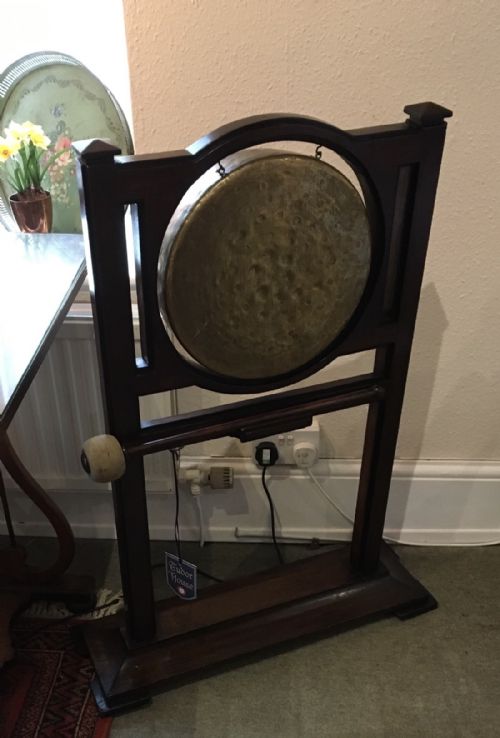 Floor Standing Oak Gong