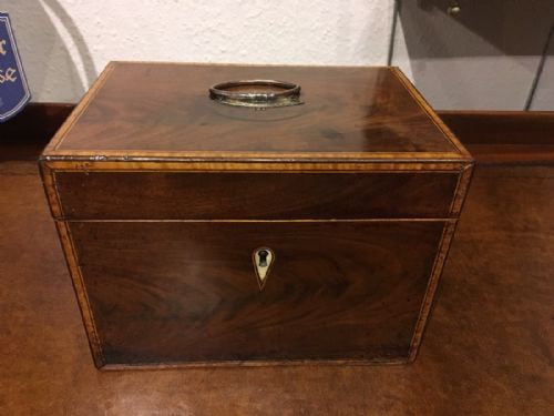 George III  Mahogany Tea Caddy