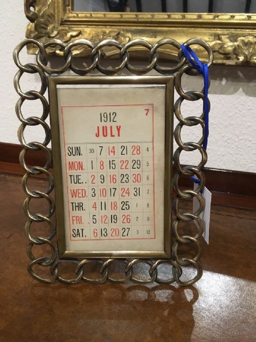 Victorian Brass Photo Frame