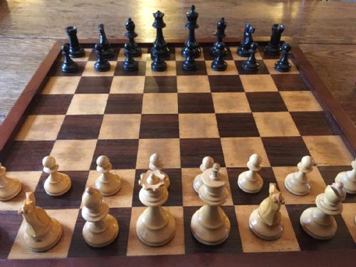 Edwardian Chess Set and Pieces