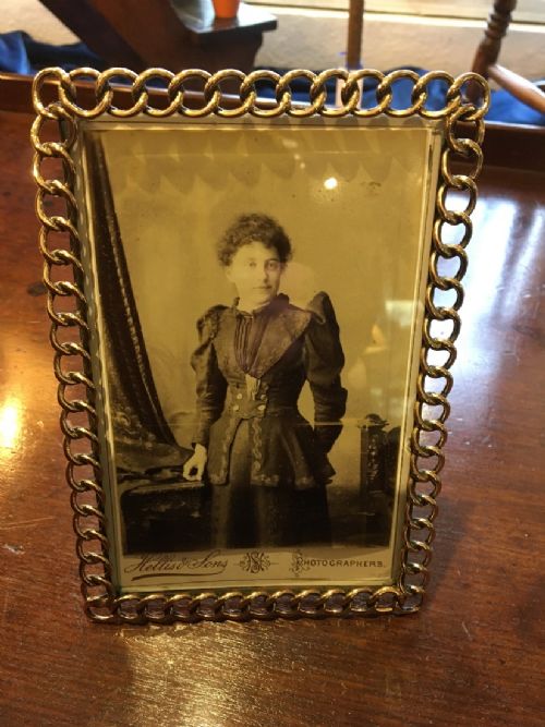 Victorian Brass Photograph Frame
