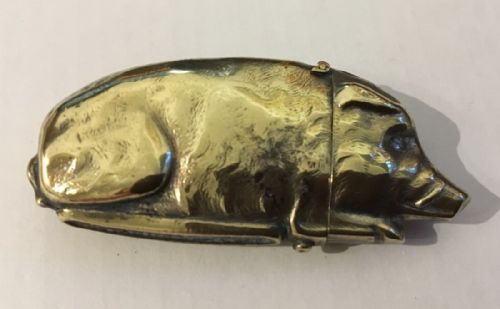 Brass Pig Vesta