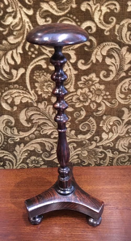 Barley Twist Hat/wig Stand