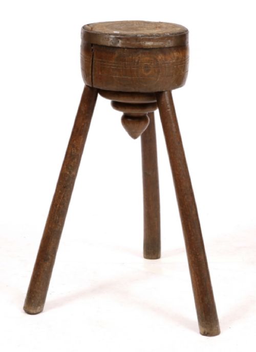 18th Century Iron Bound Chopping Board