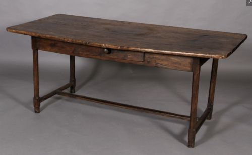 Antique French Fruitwood Farmhouse Table