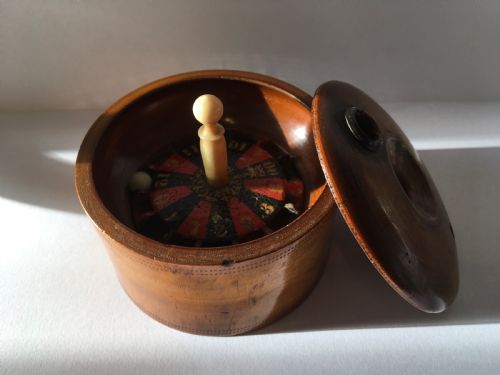 Antique Travelling Roulette Wheel