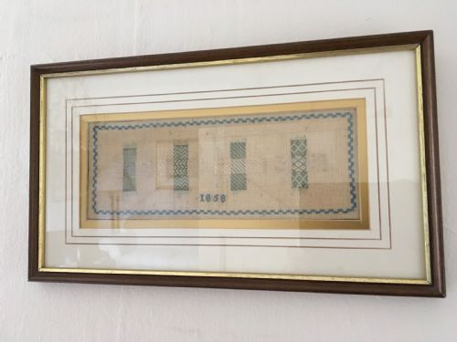 Darning Sampler Dated 1858