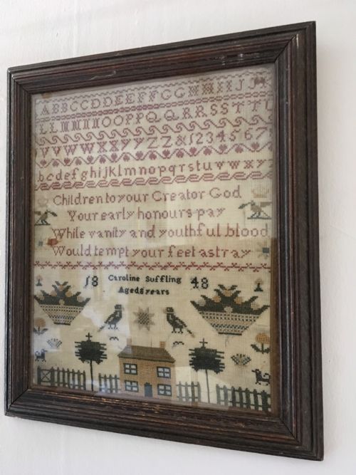 Victorian Sampler Dated 1848