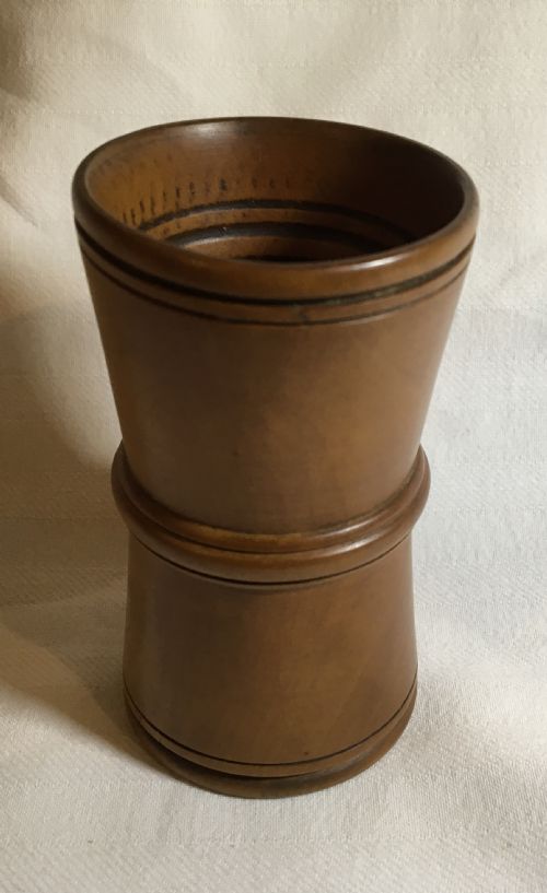 Victorian Boxwood Dice Shaker