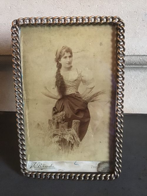 Victorian Small Chain Link Photograph Frame