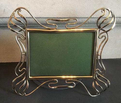 Art Nouveau Brass Photogaph Frame