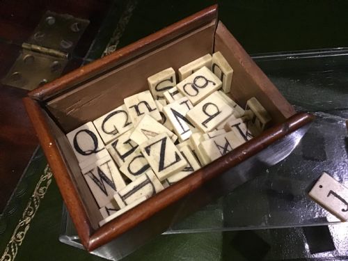 Collection of Bonework Alphabet Teaching Letters