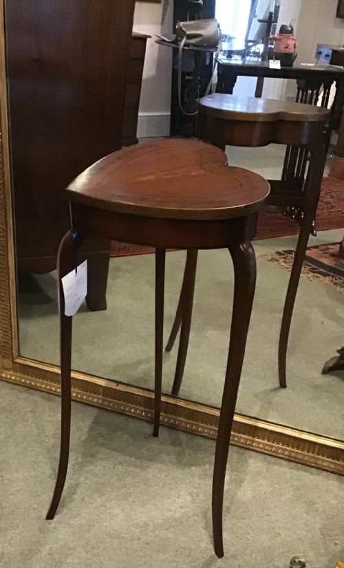 Heart Shaped Satinwood  Painted Occasional Table