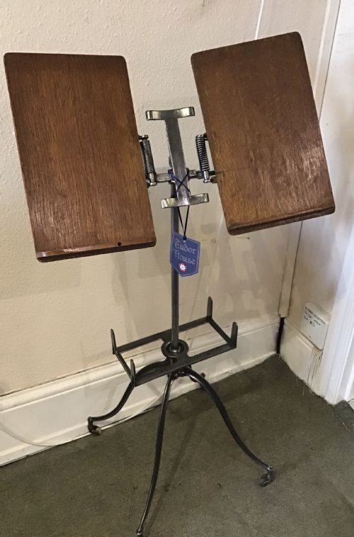 Antique Book Stand by L.w.noyes, Chicago, Noyes