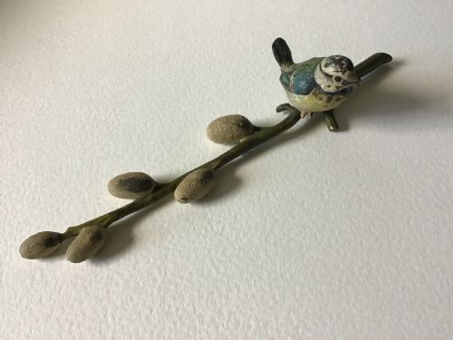 Cold Painted Bronze Blue Tit