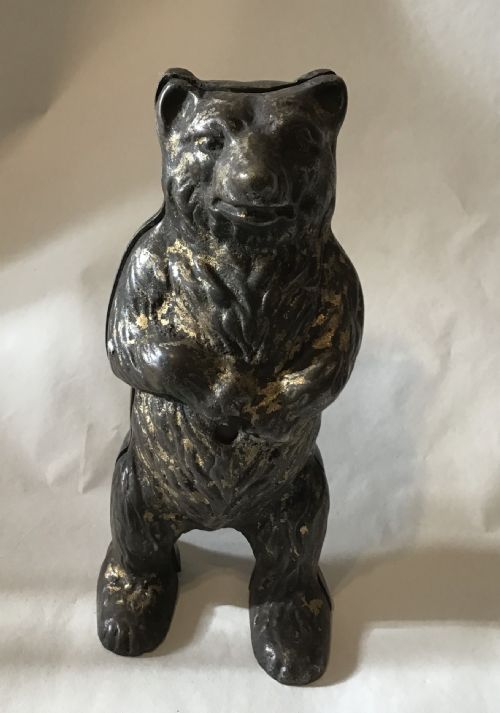 Victorian Bear Cast Iron Money Box