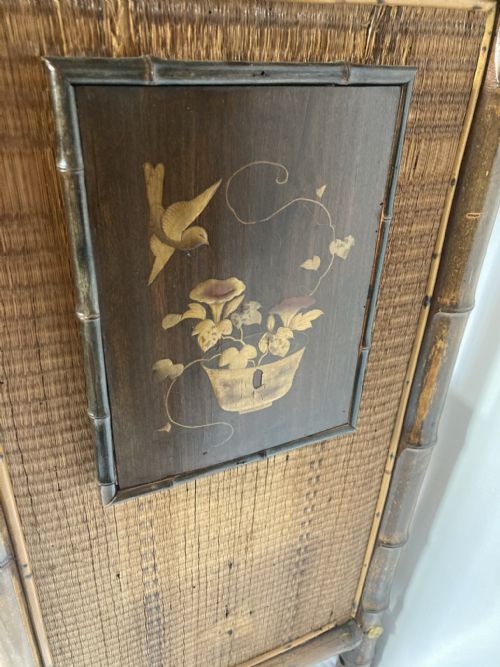 BAMBOO JAPANNED DISPLAY CABINET - ADDITIONAL PHOTO 5