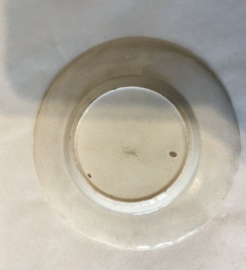 EARLY 19TH CENTURY TRANSFER NURSERY PLATE THE HARE AND THE TORTOISE - ADDITIONAL PHOTO 1