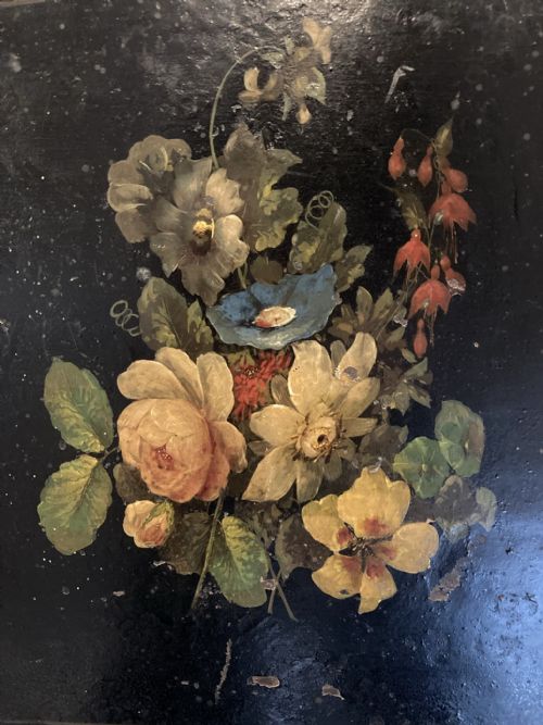 VICTORIAN TOLEWARE COAL BIN - ADDITIONAL PHOTO 5