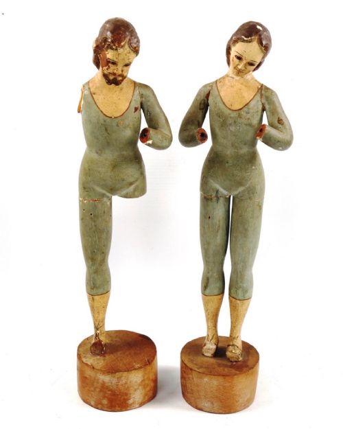 18th century portuguese mannequin dolls - CATEGORY: ANTIQUE MISCELLANEOUS - DATED 18TH CENTURY
