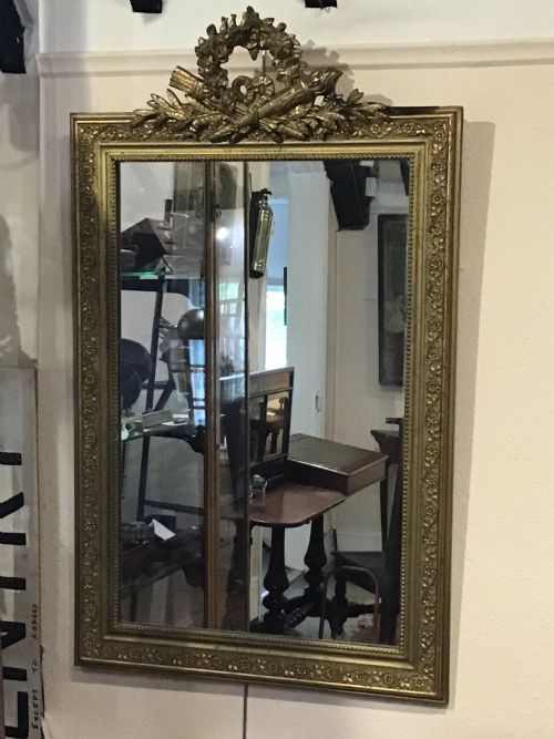 french gilt mirror - CATEGORY: ANTIQUE MIRRORS - DATED 19TH CENTURY