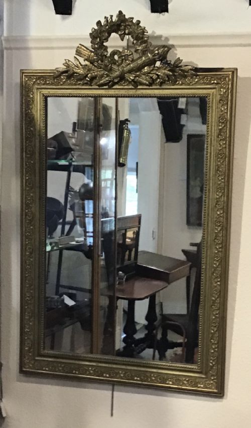 FRENCH GILT MIRROR - ADDITIONAL PHOTO 3