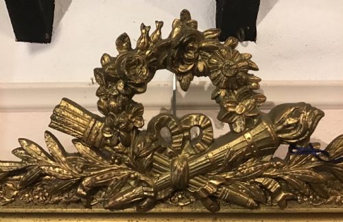 FRENCH GILT MIRROR - ADDITIONAL PHOTO 4