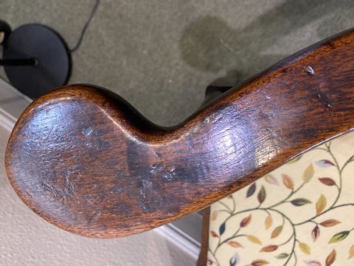GEORGE II WALNUT CORNER CHAIR - ADDITIONAL PHOTO 7