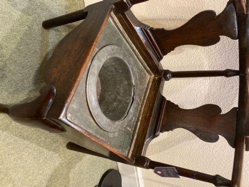 GEORGE II WALNUT CORNER CHAIR - ADDITIONAL PHOTO 9