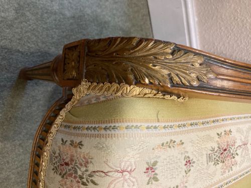 VICTORIAN SATINWOOD ARMCHAIR - ADDITIONAL PHOTO 1