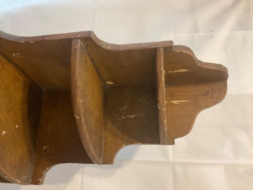 ANTIQUE SCANDINAVIAN CORNER SHELF UNIT - ADDITIONAL PHOTO 4