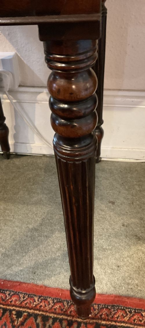 REGENCY MAHOGANY AND ROSEWOOD PEMBROKE WORKTABLE - ADDITIONAL PHOTO 5