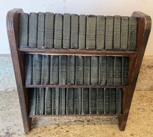 miniature set of shakespeare books - CATEGORY: ANTIQUE MISCELLANEOUS - DATED EDWARDIAN