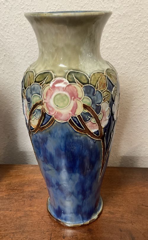 PAIR OF DOULTON STONEWARE VASES - ADDITIONAL PHOTO 1