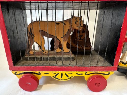 FOLD ART HORSE DRAWN CIRCUS WAGON - ADDITIONAL PHOTO 1