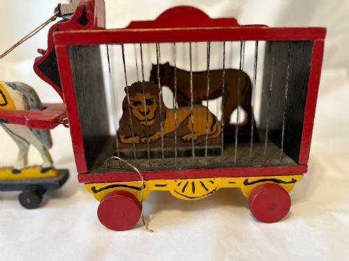 FOLD ART HORSE DRAWN CIRCUS WAGON - ADDITIONAL PHOTO 3