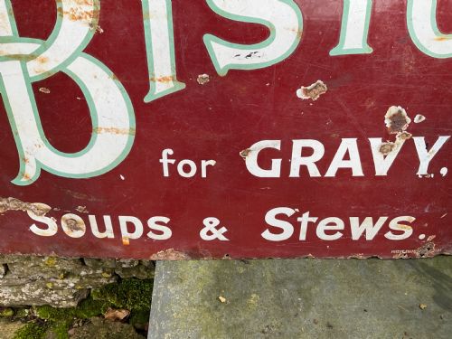 EARLY 20TH CENTURY ENAMEL ADVERTISING SIGN FOR BISTO - ADDITIONAL PHOTO 4
