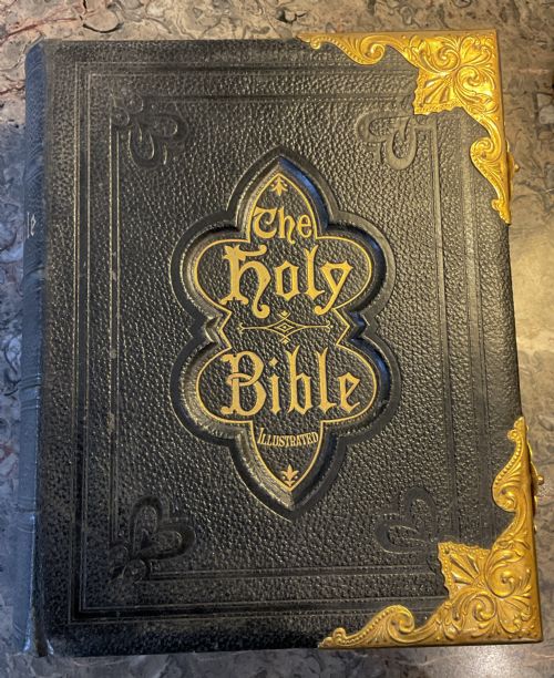victorian the holy bible illustrated - CATEGORY: ANTIQUE MISCELLANEOUS - DATED VICTORIAN