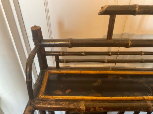 LACQUERED BAMBOO ETAGERE - ADDITIONAL PHOTO 3