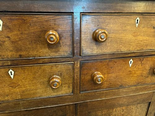 GEORGIAN WELSH OAK FOOD CUPBOARD - ADDITIONAL PHOTO 4
