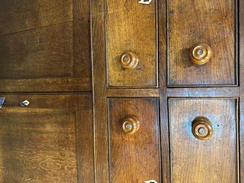 GEORGIAN WELSH OAK FOOD CUPBOARD - ADDITIONAL PHOTO 7