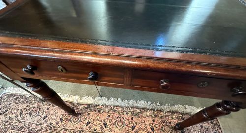 VICTORIAN MAHOGANY WRITING TABLE - ADDITIONAL PHOTO 6