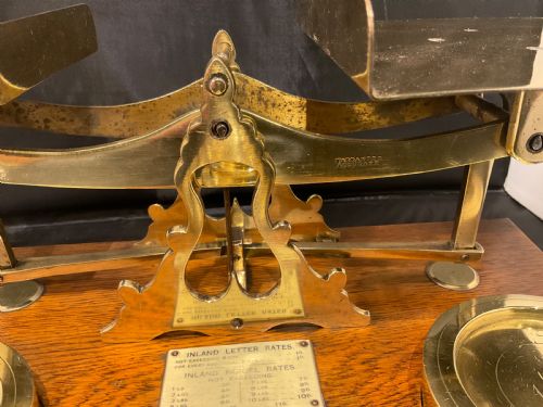 EDWARDIAN POSTAL SCALES - ADDITIONAL PHOTO 3