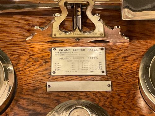 EDWARDIAN POSTAL SCALES - ADDITIONAL PHOTO 4