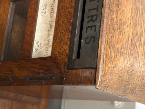 FRENCH OAK COUNTRY HOUSE LETTER BOX - ADDITIONAL PHOTO 1