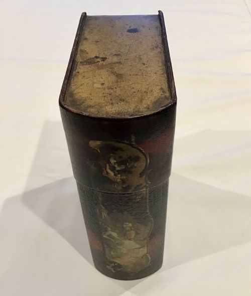 LAQUERED TOLEWARE BOOK BOX - ADDITIONAL PHOTO 3
