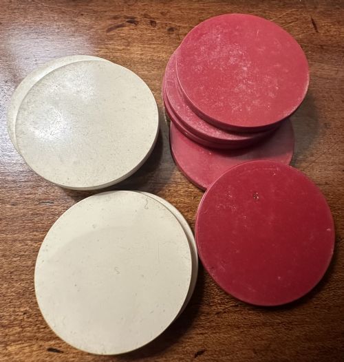 ANTIQUE POKER CHIPS - ADDITIONAL PHOTO 5