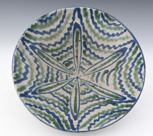 19TH CENTURY SPANISH FAJALAUZA ART POTTERY BOWL - ADDITIONAL PHOTO 1